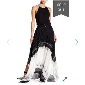 Silk Tie Dye Maxi Dress